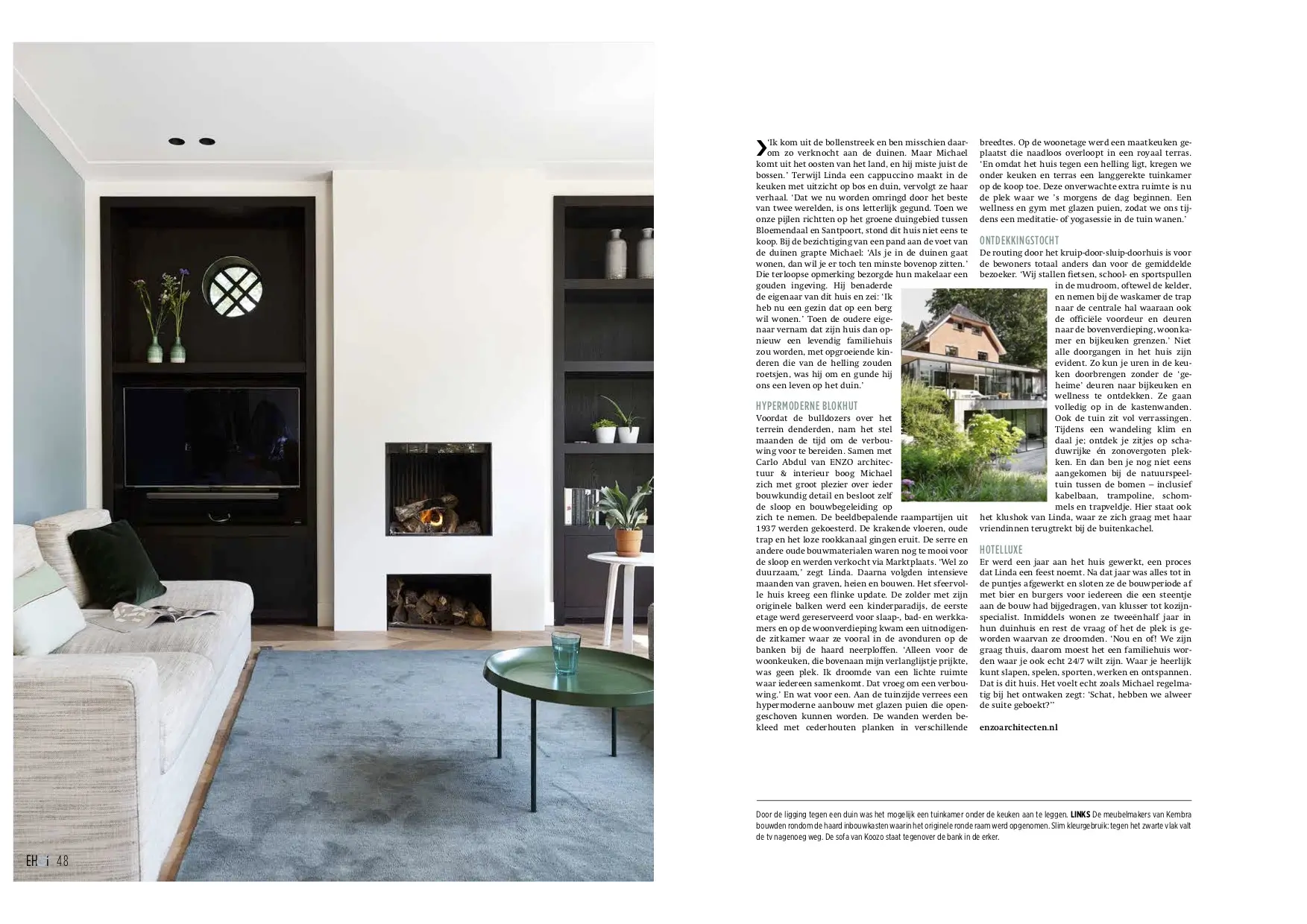 Eigen Huis & Interieur - duinromantiek - villa - door ENZO architectuur N interieur - Bloemendaal
